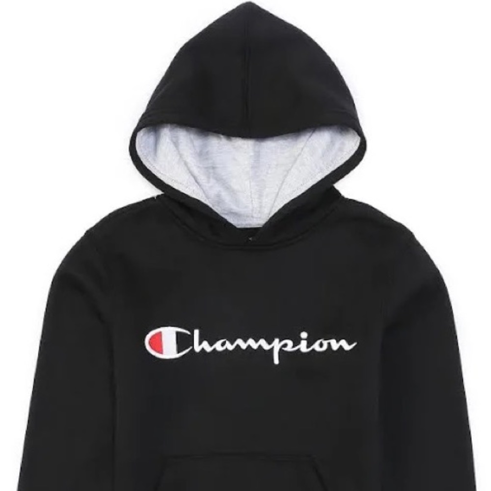 Champion black hoodie relatively new
